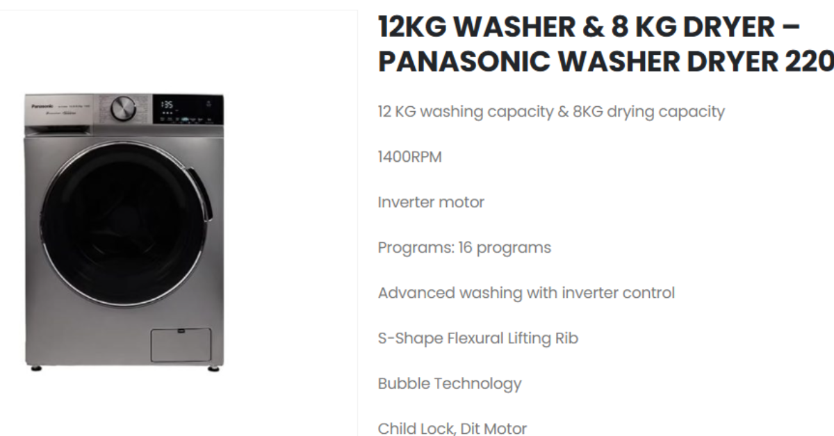 Dryer Machine 60Hz